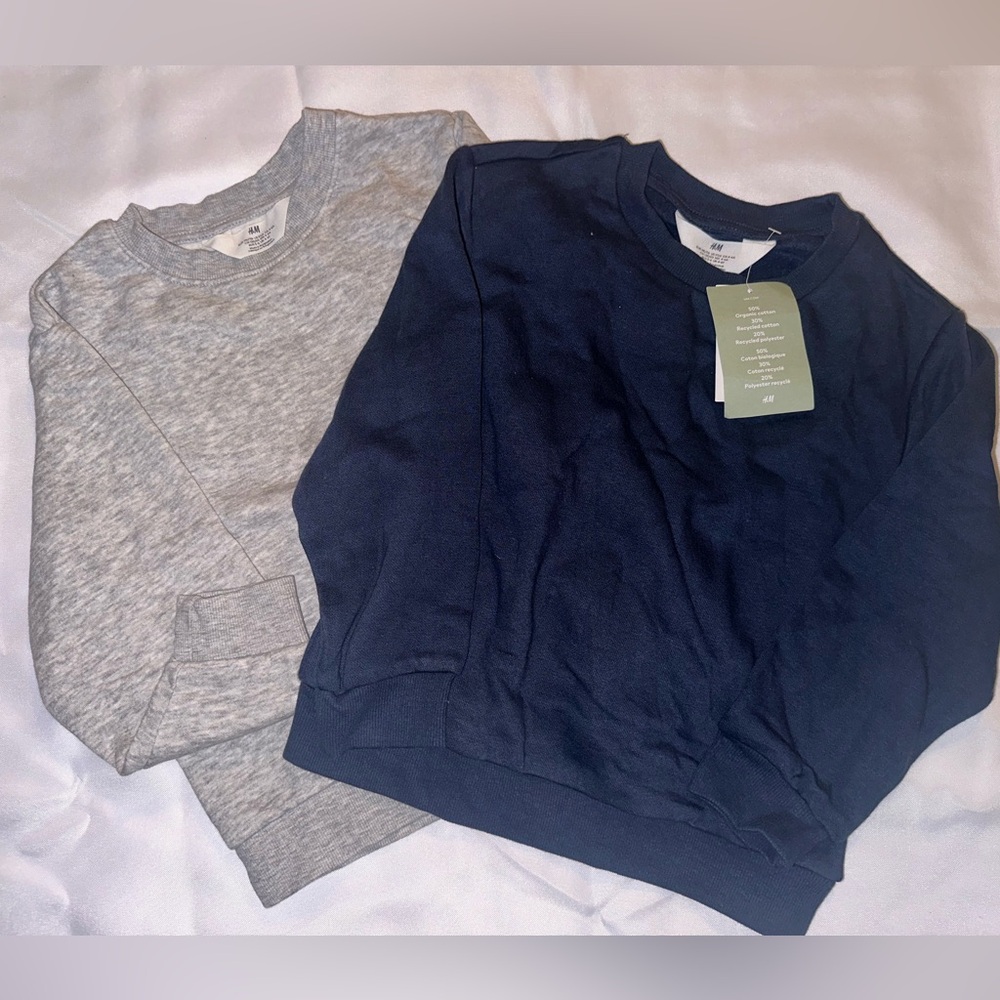 Gray and Navy Sweatshirts 2-pack Sz 5T